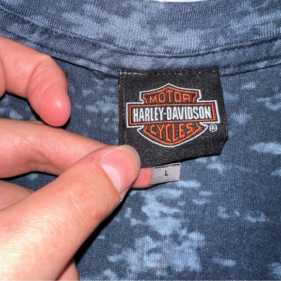 Harley Davidson | 2013 Sturgis Badlands BlackHills South Dakota Rally V Neck Tee - Picture 10 of 15